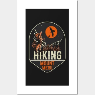 Hiking Mount Meru Posters and Art